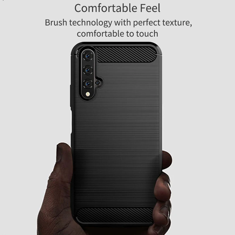Мягкий силиконовый чехол для huawei Honor 20 из углеродного волокна 9X20 Pro 20i 10 Lite 10i 8S Honor20