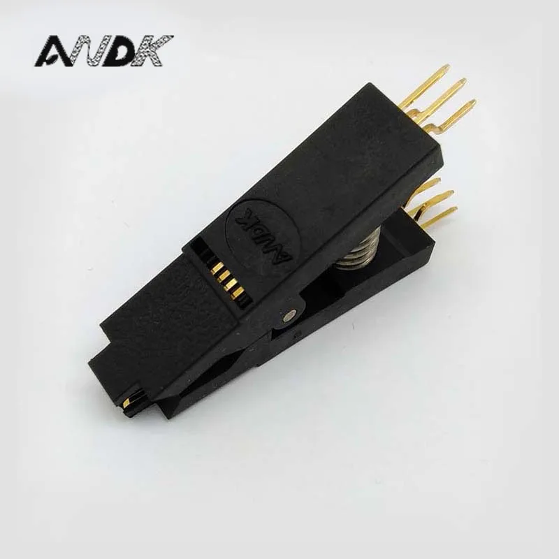 BIOS SOP8 SOIC8 изогнутый оригинальный тестовый зажим шаг штыря 1 27 мм для