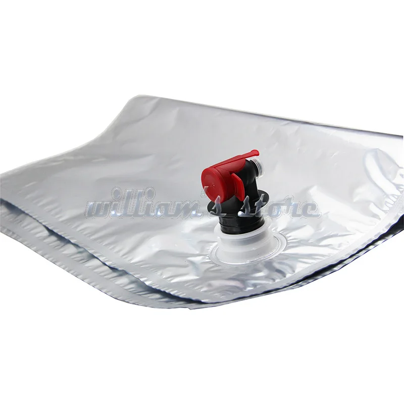 5PCS Bag In Box BIB 3 Liter Wine Bags W/38mm Screw And Liquid Food with Plastic Dispenser - Storage | Дом и сад