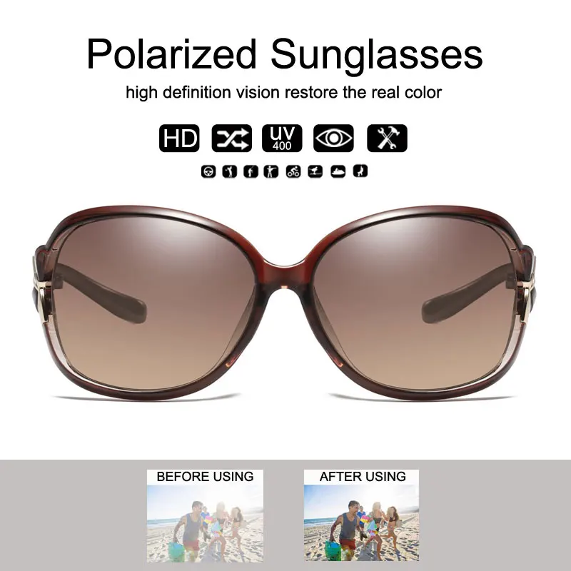 Женские солнцезащитные очки с кошачьим глазом MYMARCH элегантные для вождения