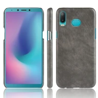 new for samsung galaxy a6s case retro pu leather litchi pattern skin hard bag cover for samsung galaxy a6s sm g6200 phone case