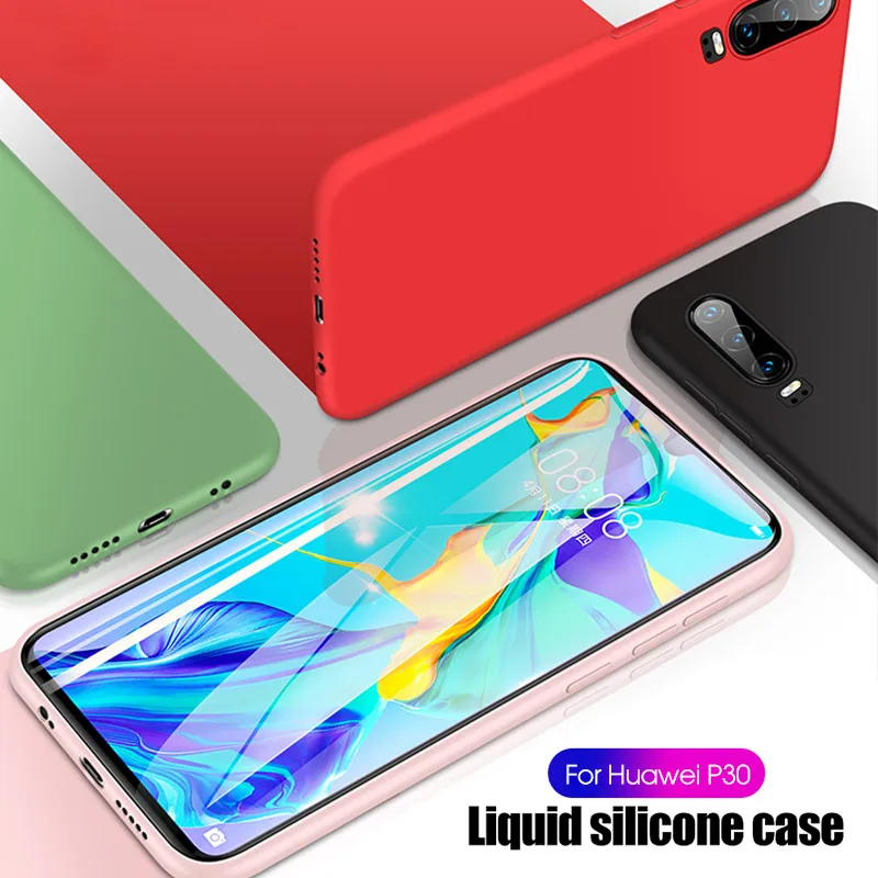 Роскошный чехол для телефона Huawei Honor 20 10 Lite Mate P30 Pro P Smart 2019 Nova 4e мягкий жидкий
