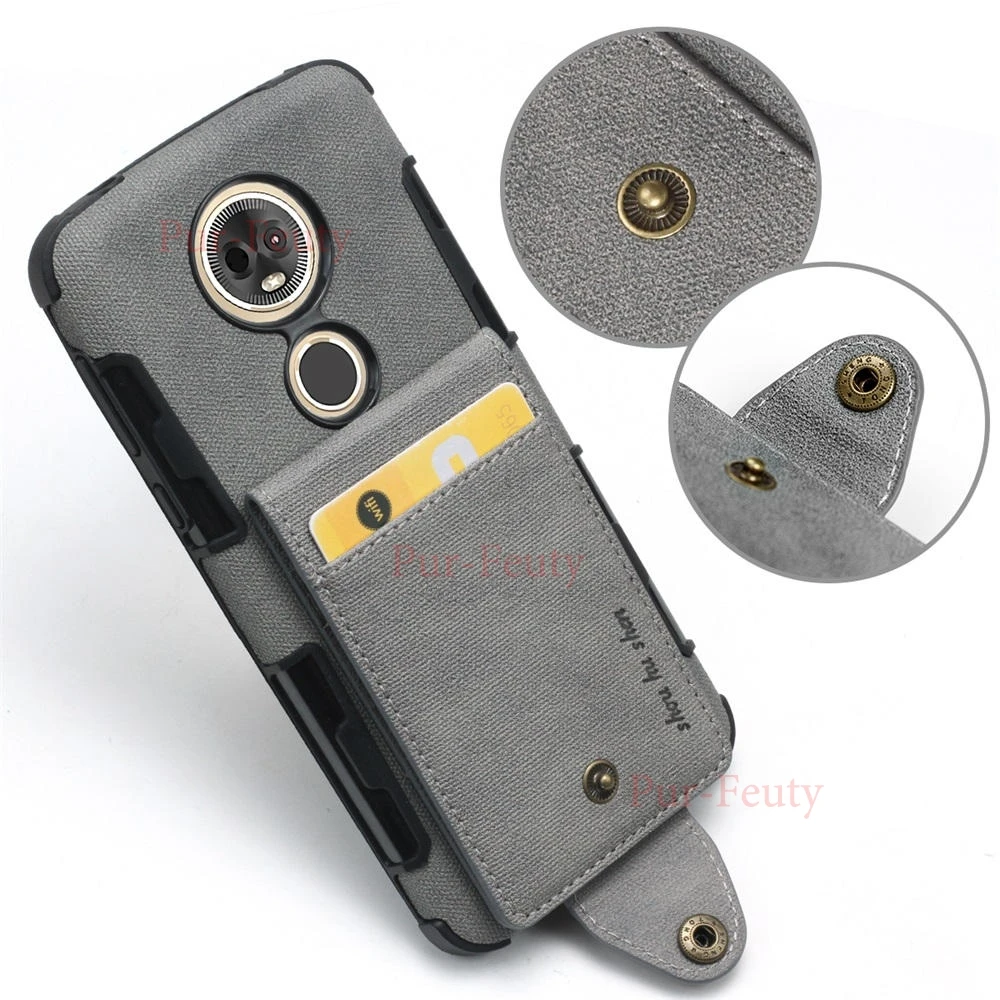 Чехол для moto rola moto E4 XT1767 XT1766 E5 G4 G5 S Plus, тонкий холщовый противоударный чехол с держателем для карт, откидной Чехол для moto g4 g5 g5s plus