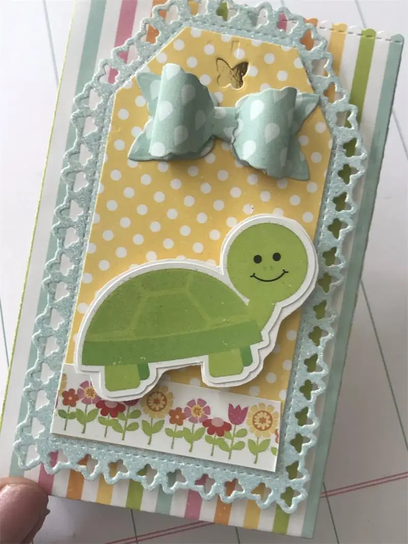 Металлические режущие штампы для скрапбукинга/фотоальбома с декоративным