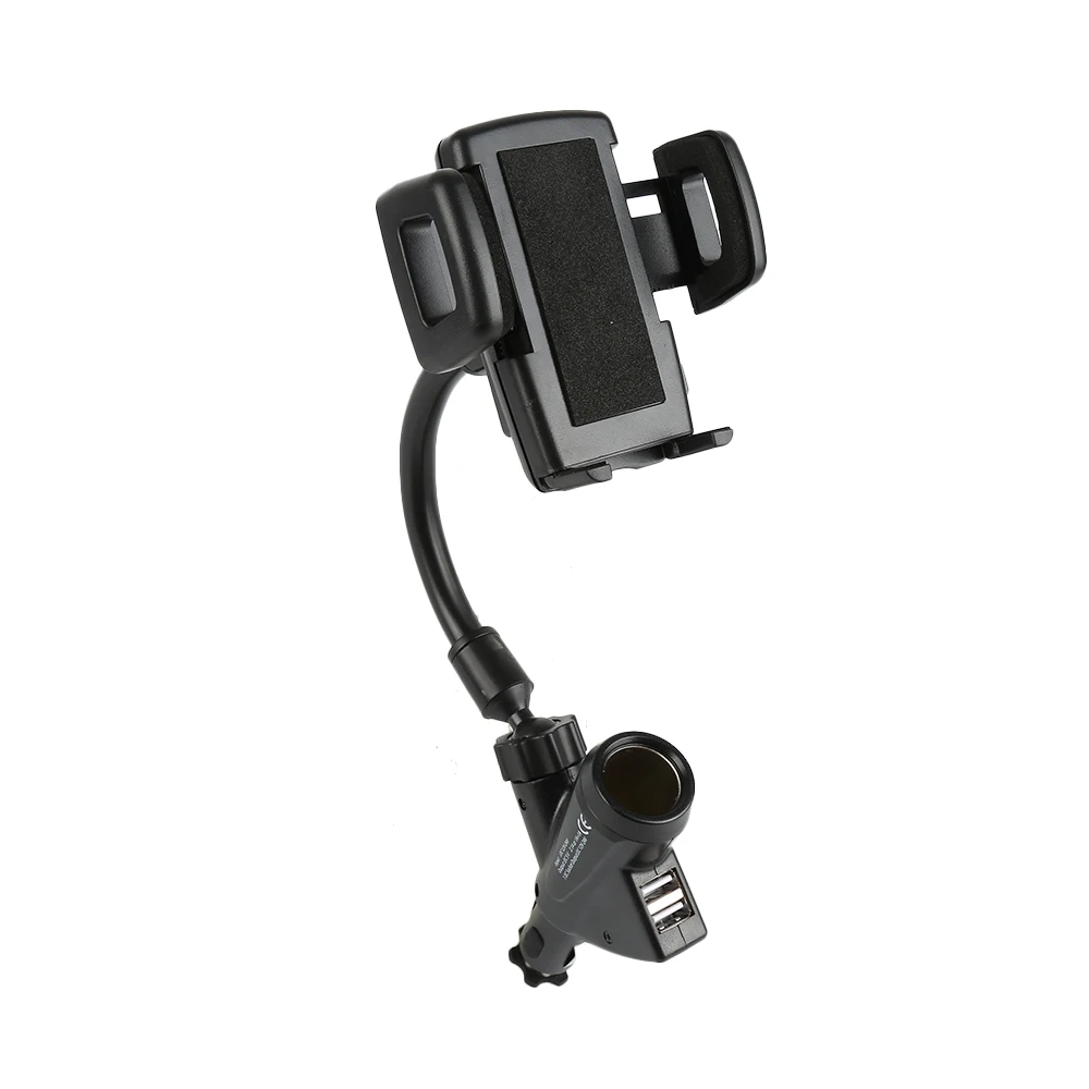 Двойной зарядное устройство usb держатель крепление с прикуриватель, зарядные устройства для сотового телефона авто Интерьер автомобильные аксессуары Stying
