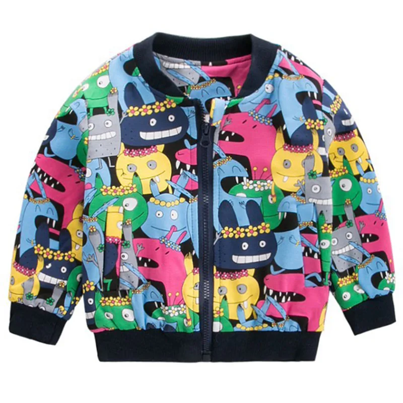 2019 Spring Autumn Kids Jackets Windbreaker Boys Girls Coat Outerwear Baby Girl Clothes Children's Cartoon Coats Jacket Clothing | Детская