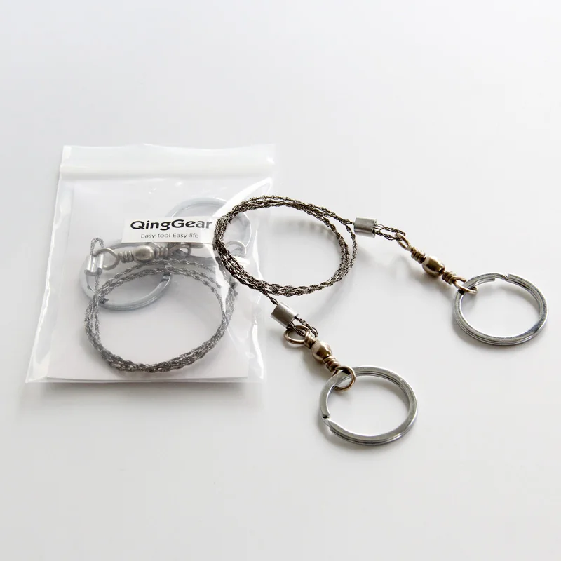 10 шт./лот вращающаяся стальная проволочная пила для экстренного кемпинга и охоты