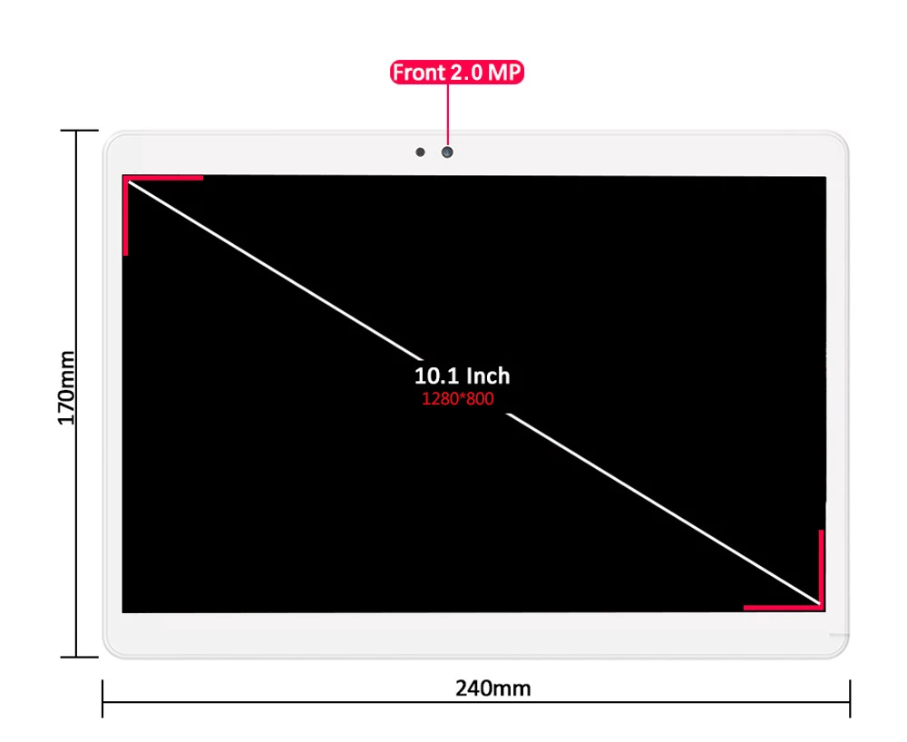 2019 новейший 10-дюймовый планшет с восьмиядерным процессором Android 8 0 4 Гб ОЗУ 64 ПЗУ