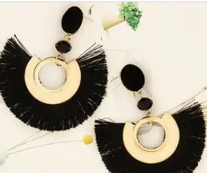 2019 новые модные серьги с кисточками для женщин богемные женские висячие ручной