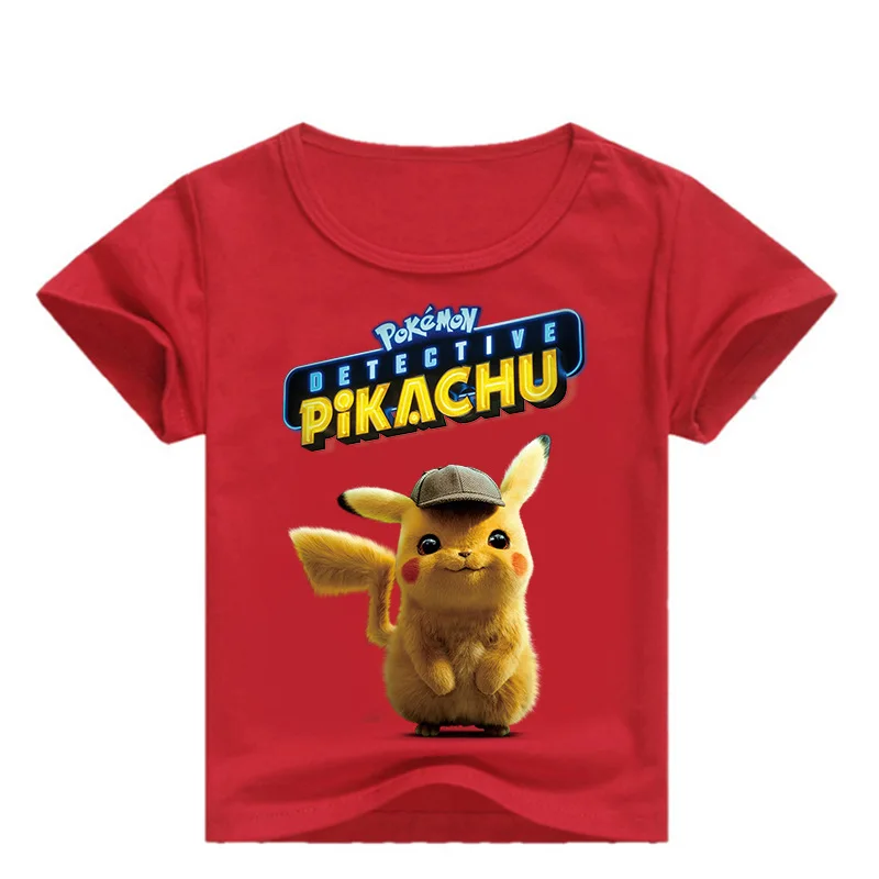 COLOR 3 DLF От 2 до 16 лет футболка Pokemon/Детская летняя одежда футболка с Пикачу детская футболка для мальчиков футболка с короткими рукавами для маленьких девочек - Цвет: COLOR 3