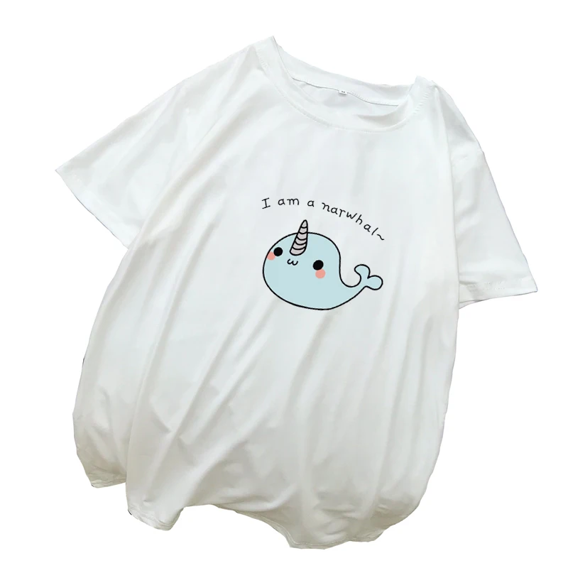 Футболка женская летняя с коротким рукавом милая Повседневная Свободная уличная