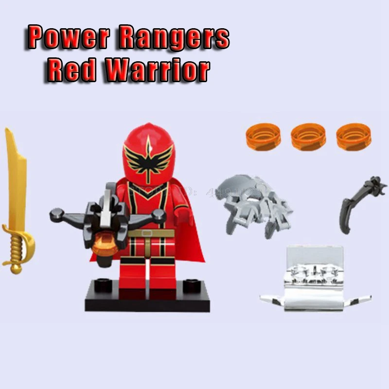 Игрушки блоки Назад в будущее Марти Макфлай док коричневый Турман набор power Hulk Hogan Marvel Мстители танос Блок Детские игрушки Фигурки - Цвет: Red Warrior