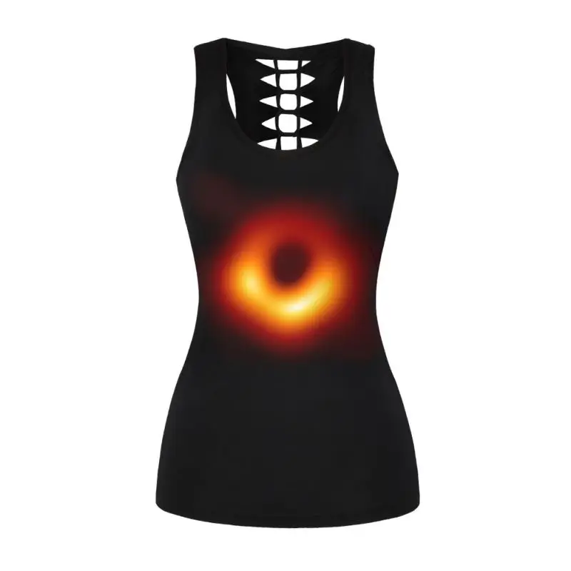 Женский жилет с принтом в виде черной дыры Einstein Relativistic Black Hole уличный открытой