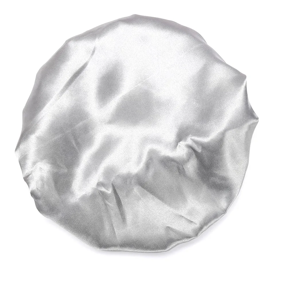 1 шт. милые плотные женские атласные шапки для душа цветные шапочки ванной