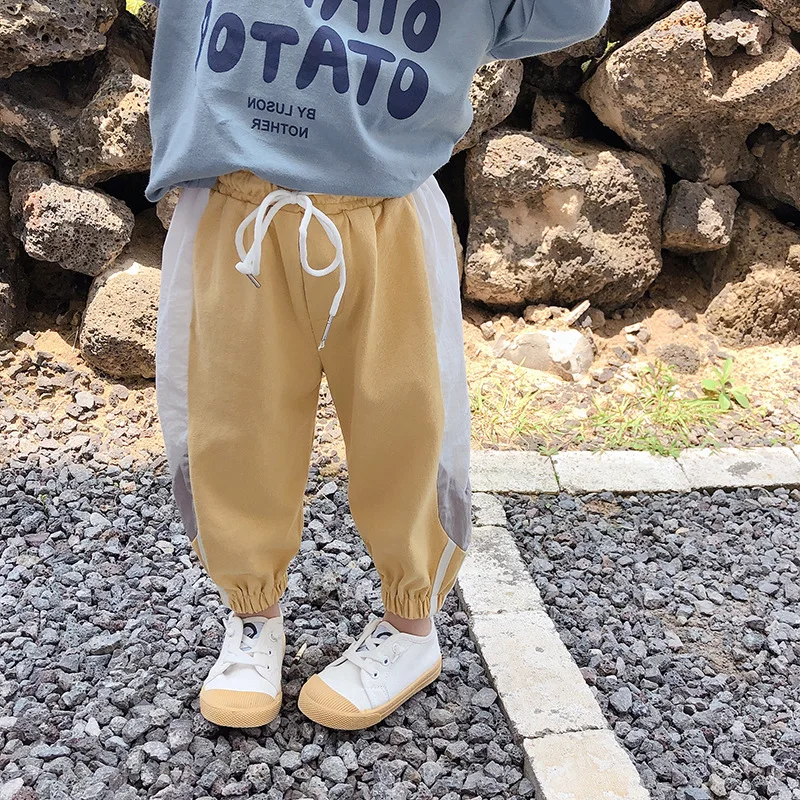 Осеннее Новое поступление модные спортивные штаны для маленьких девочек и