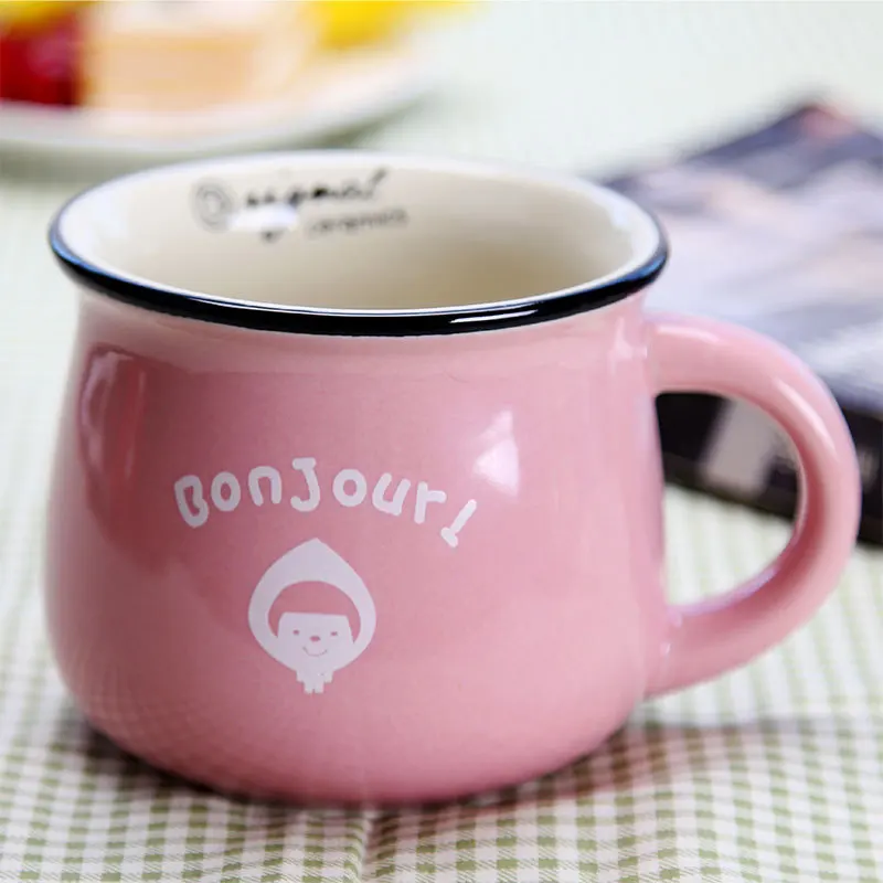 Винтажные маленькие керамические кружки Caneca кружка для молока завтрака