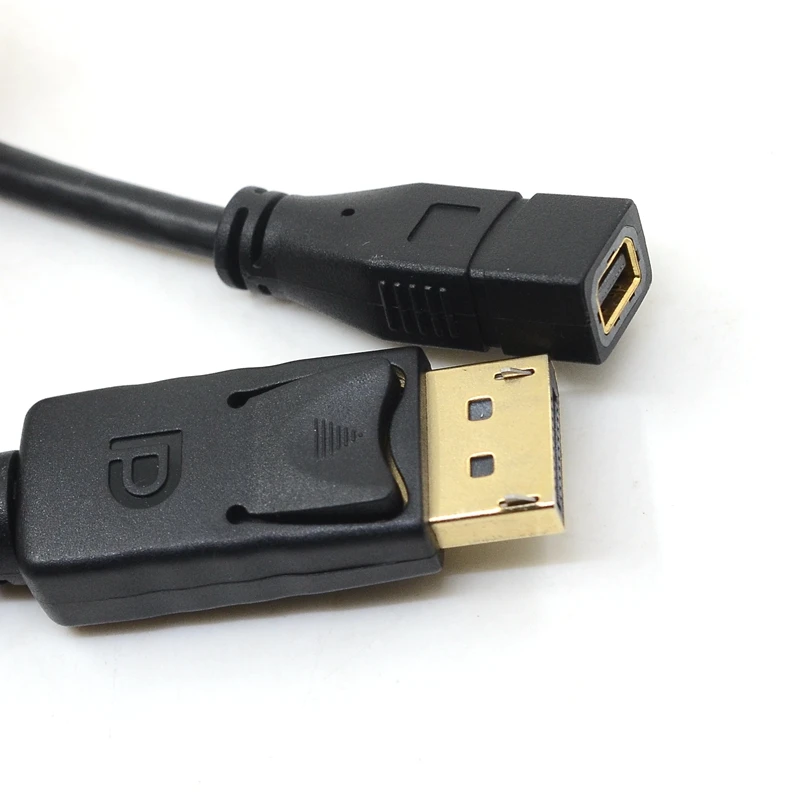 Порт дисплея к мини дисплейному порту кабель папа женскому Мини dp Thunderbolt DP HD Mini