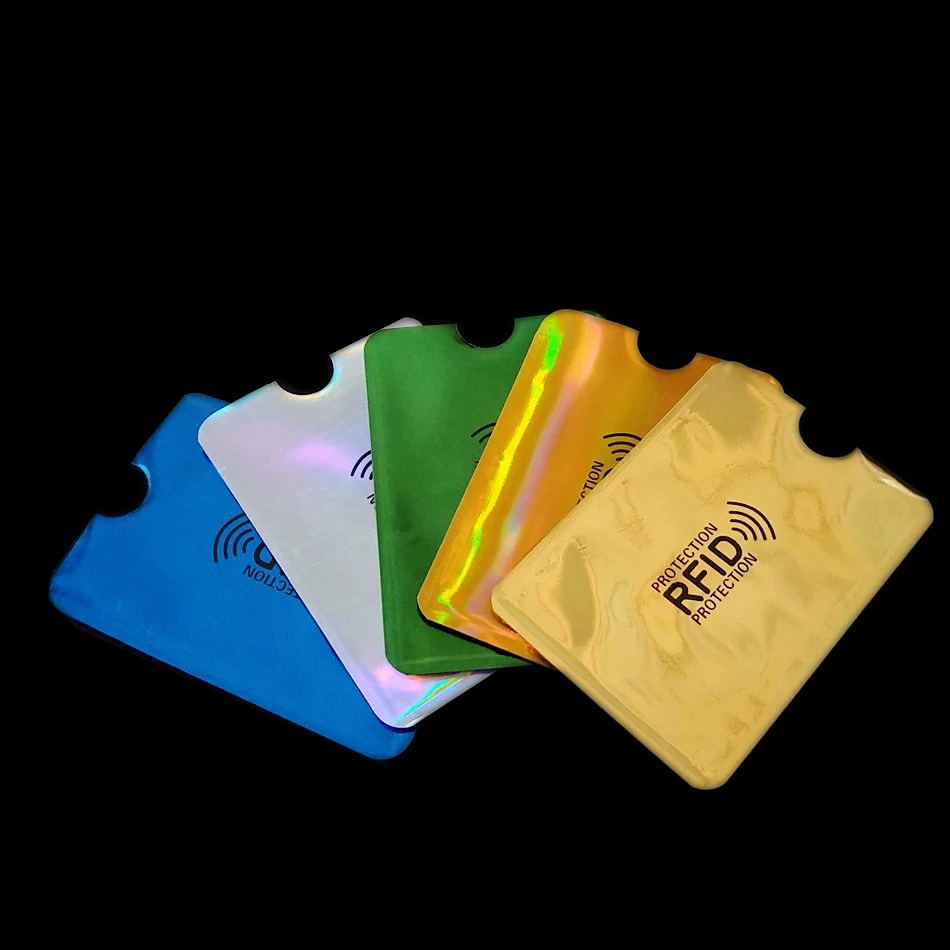 2 шт., анти-Rfid, кредитный держатель для карт, банк, Id карта, сумка, Обложка, держатель, идентификационный защитный чехол, портативный держатель для визиток