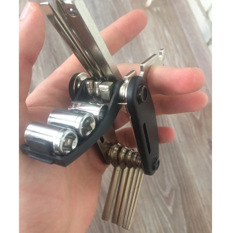 ROCKBROS мини многофункциональная велосипедная стойка для ремонта инструмент 16 в 1