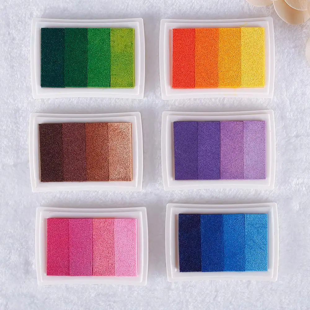 Цветные яркие детские чернила для рукоделия цветные оформления скрапбукинга и