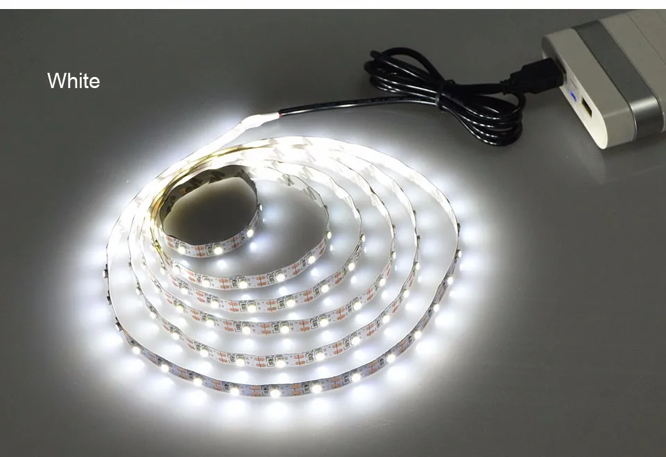 USB Светодиодная лента для подсветки телевизора SMD2835 RGB гибкая лента смещения освещения 1 м 2 м 3 м 4 м 5 м РЧ контроллер Светодиодная лента для подсветки