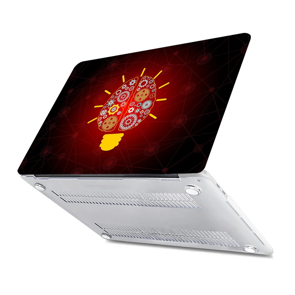 Инновационный жесткий чехол с лампочкой для Macbook Pro 13 15 дюймов A1706 A1707 Touch Bar& retina display Air 11 12 13