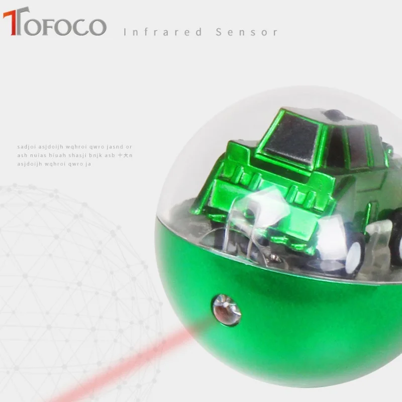 TOFOCO портативный мини круговой инфракрасный датчик автомобиля 2 канала Rc