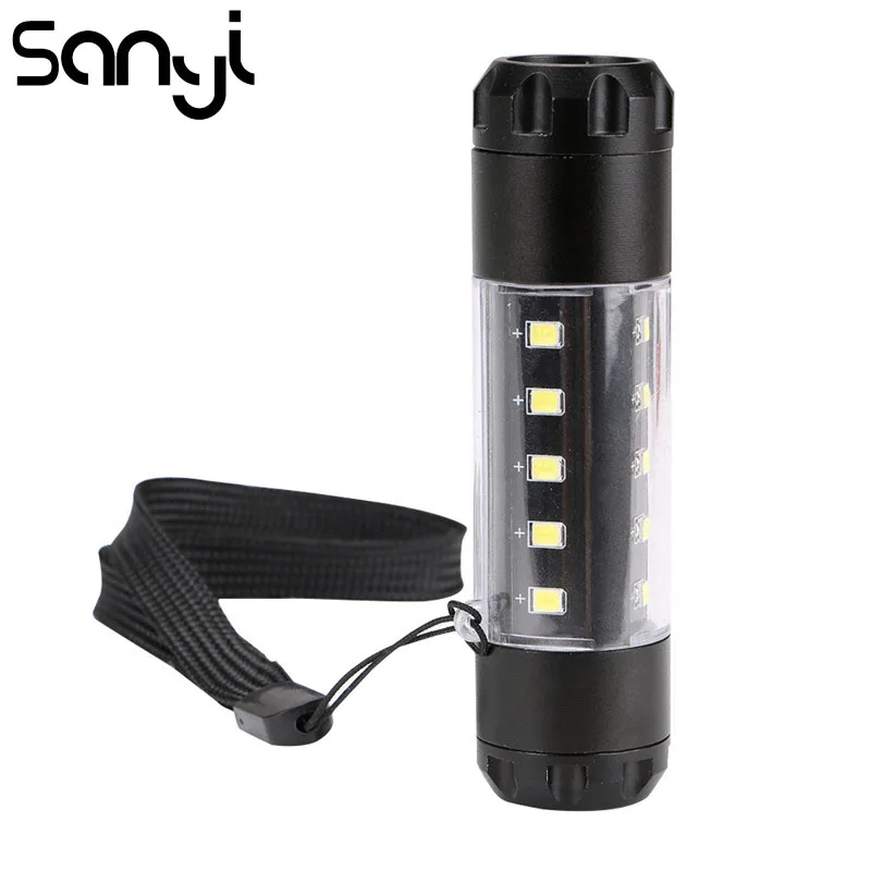 SANYI супер яркий XPE+ 20 SMD COB Светодиодный фонарь, питание от 1* AA или 1*14500 батареи, портативный фонарь, лампа, Прямая поставка