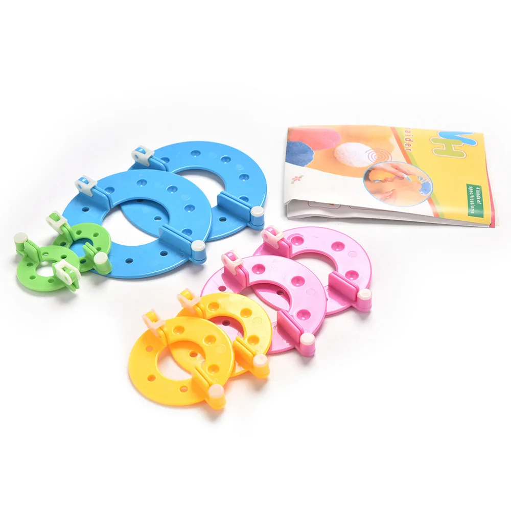 Набор помпонов для рукоделия 8 шт. набор забавный и простой инструмент помпоны