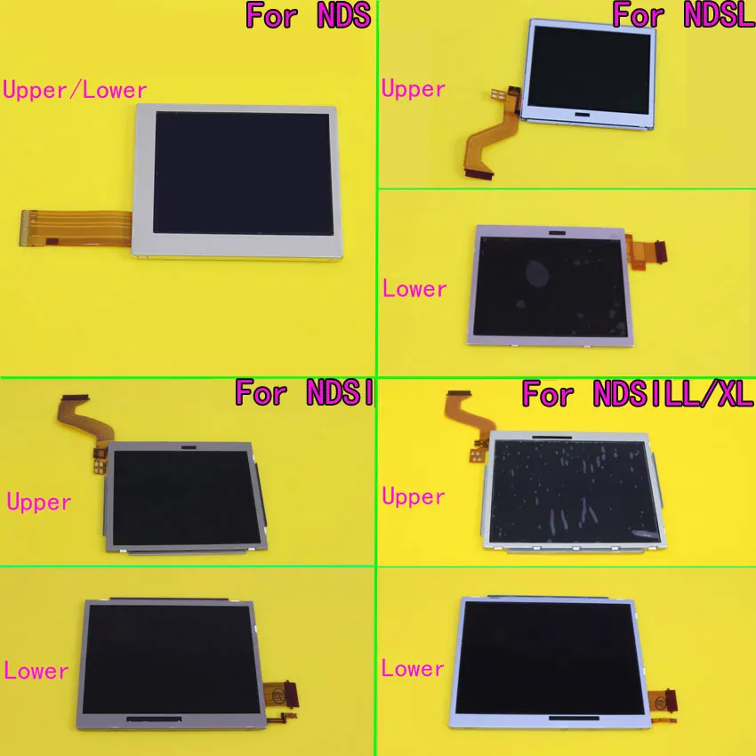 1 шт. верхний/Нижний ЖК экран для Nintendo DS/Nintendo DS Lite XL LL|display|display screendisplay lcd |