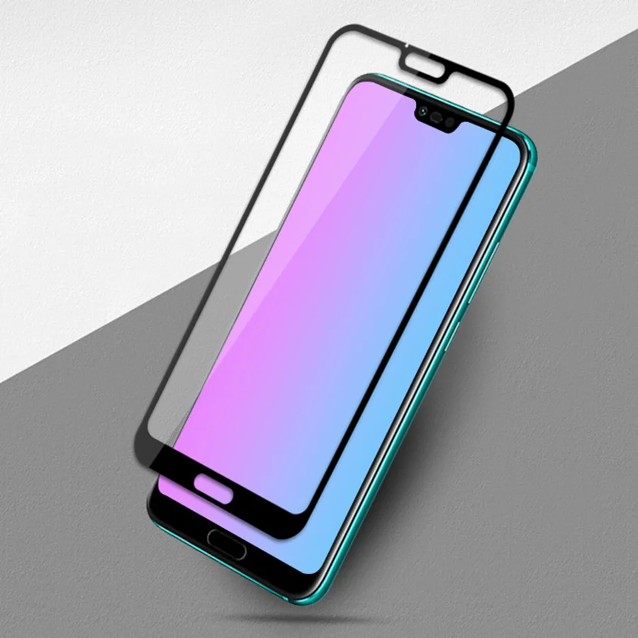 Прозрачное стекло для Huawei Honor 10 полное покрытие закаленное 9H 2.5D Противоударная