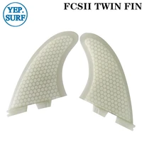 double tabsii twin fin surfboard fins twin fin white color quillas surf fins