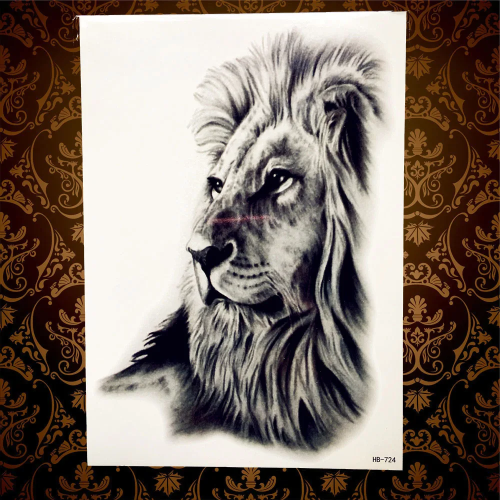 1 шт. металлическая татуировка для мужчин и женщин хна HJ-51 индийский ангел крыло