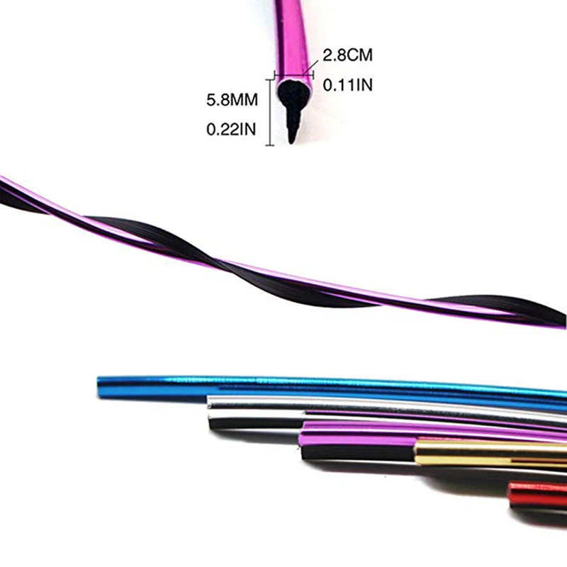 Car Interior Decoration Moulding Trim Strip DIY Exterior Line Sticker Insert Air Outlet Dashboard 3D 5M DB013 | Автомобили и
