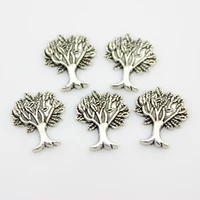 hot selling silvergold floating charms life tree charms for glass floating memory locket 20pcs
