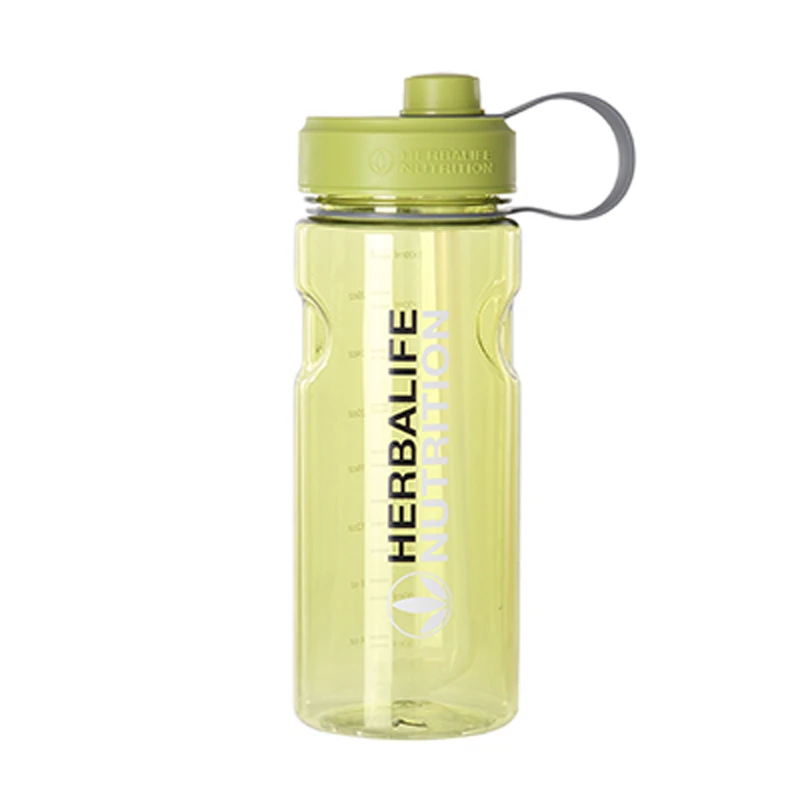 1000ml Green Цена по прейскуранту завода-изготовителя, новая поставка, 1L 2L herbalife зеленые розовые спортивные костюмы для взрослых Еда класс пластмассы для пищевых соломы бутылка для воды с крышкой шкала Марка - Цвет: 1000ml Green