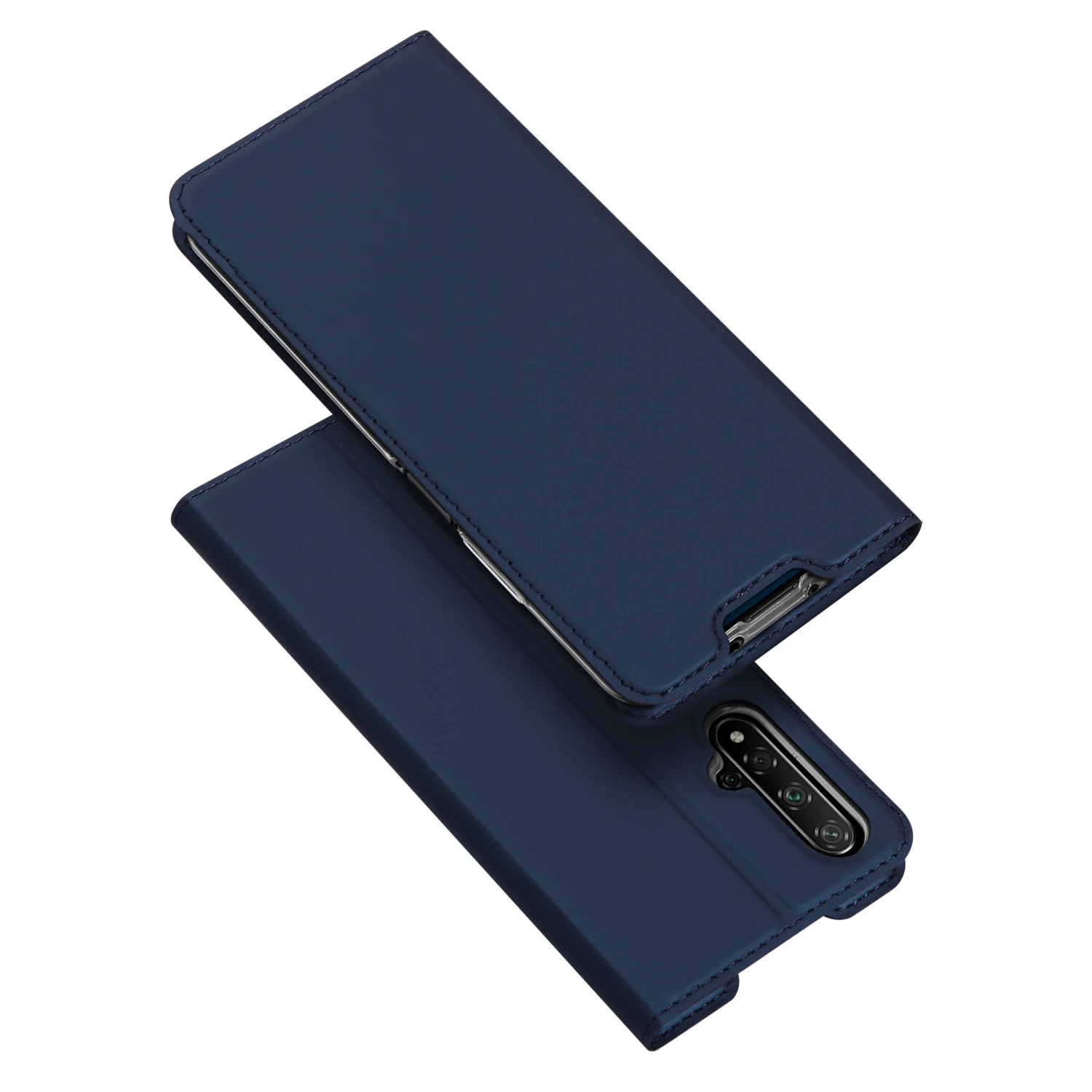 Флип кейс для Huawei Honor 20 из искусственной кожи ТПУ мягкий бампер ударопрочный
