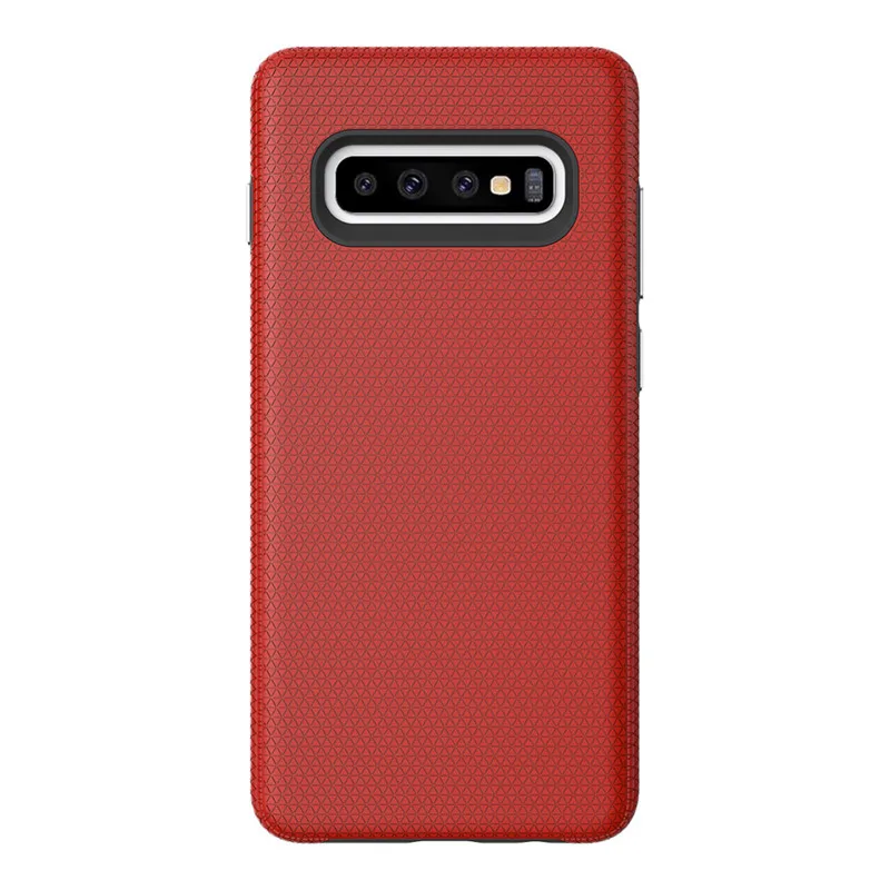 Red Теплоотвод мобильный телефон Сумки Чехлы для samsung s10Plus S10lite note9 мода покрытие Европейская версия PU силиконовый Жесткий Чехол - Цвет: Red