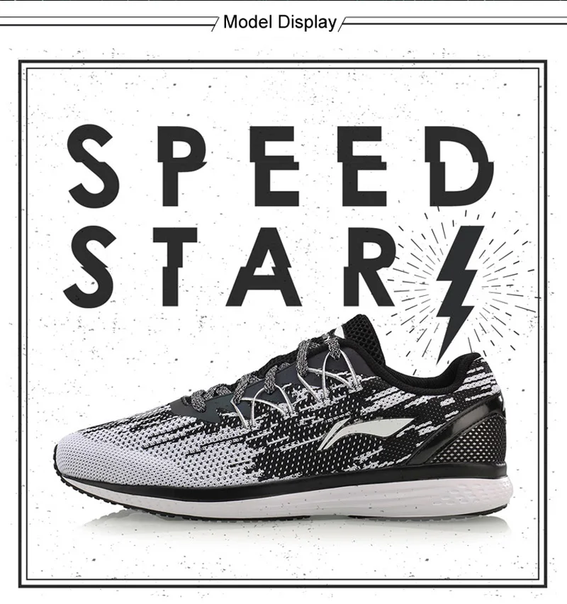 Li-Ning/ женские кроссовки для бега на подушке со звездами, дышащие кроссовки, текстильная спортивная обувь с подкладом под светильник, ARHM082 XYP472