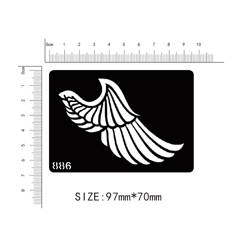 Одноразовые татуировки трафарет съемный художественное творчество модно кожа