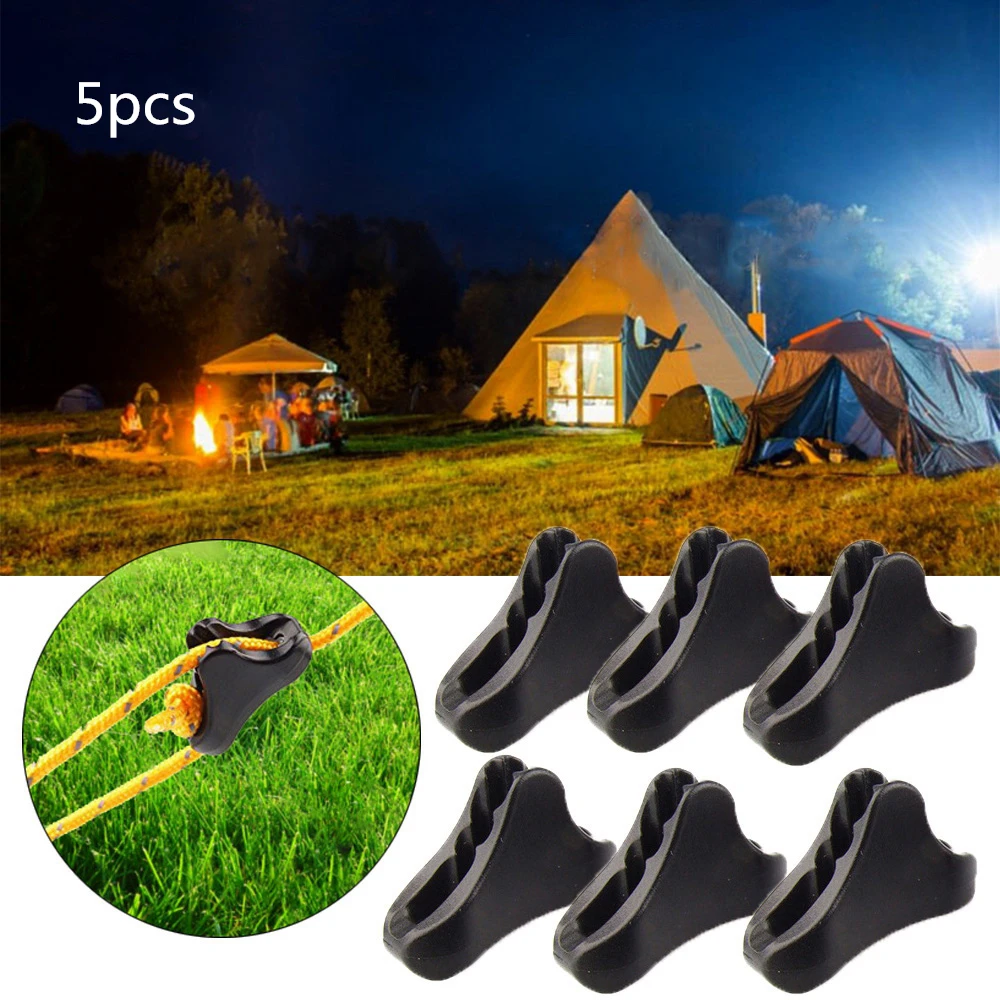 5 шт. уличные горные палатки для кемпинга тент пластиковая веревочная Пряжка