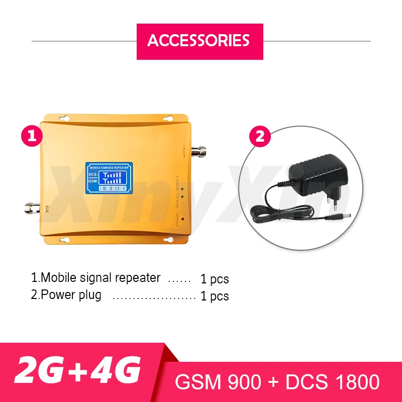 4G DCS LTE 1800mhz 2G GSM 900mhz Мобильный усилитель сигнала 900 1800 ретранслятор сотового