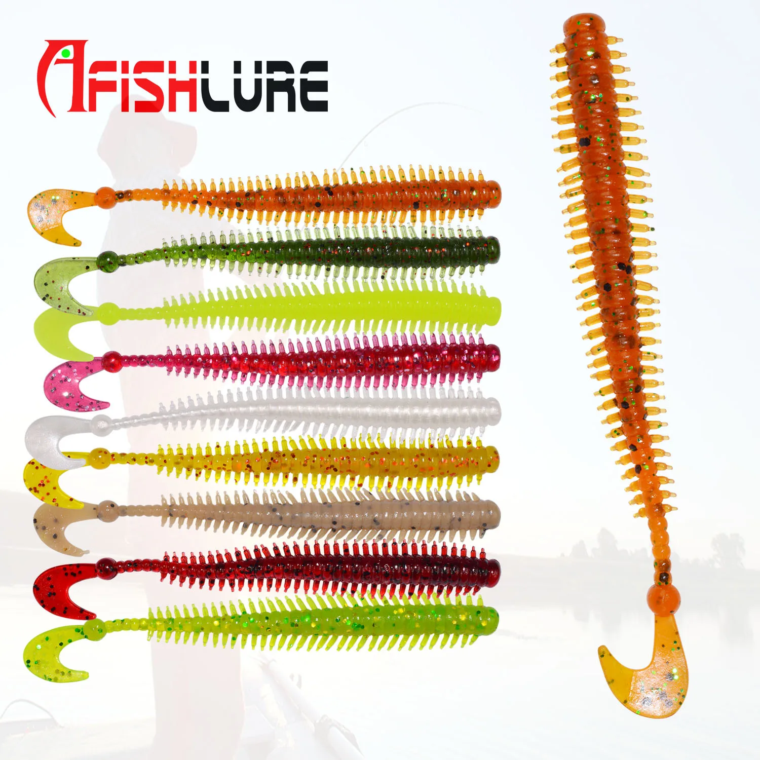 Мягкие приманки для морского земляного червя 20 шт./лот 9 см 1 6 г искусственная