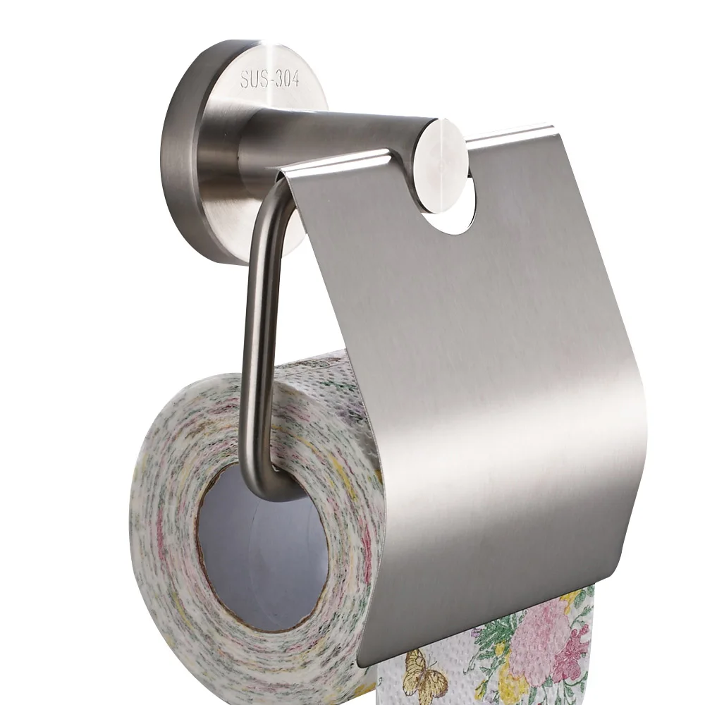 toilet paper holder Leyden набор аксессуаров для ванной комнаты, матовый 304 нержавеющая сталь, одиночный держатель для полотенец, держатель для туалетной бумаги, наборы для ванной - Цвет: toilet paper holder