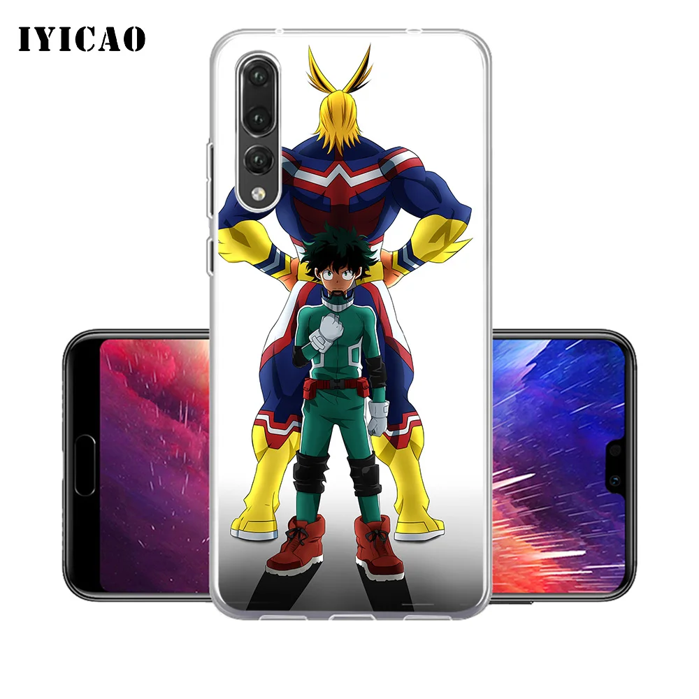 IYICAO My Hero Academia Soft Silicone Phone Case for Huawei P30 P20 Pro P10 P9 P8 Lite P Smart TPU Cover | Мобильные телефоны и