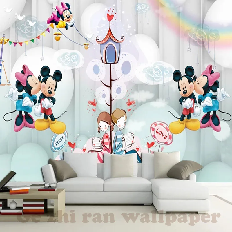 Пользовательские 3D обои для детской комнаты стен мультфильм Прекрасный ребенок