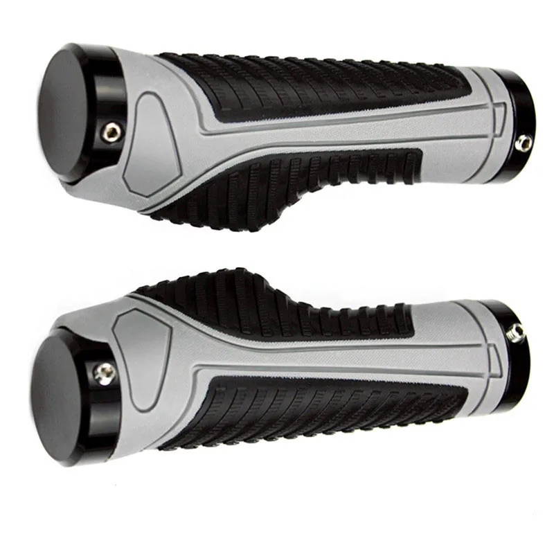 Компоненты для велосипеда MTB наконечники руля резиновые ручки и алюминиевая
