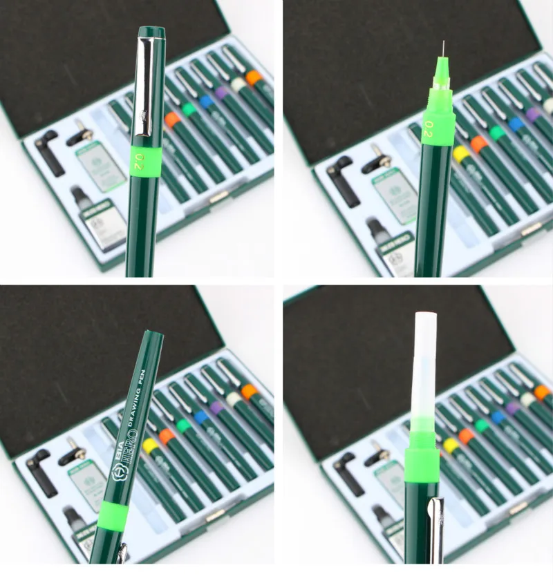 Герой волокна технические иглы пера комплект архитектурного проектирования