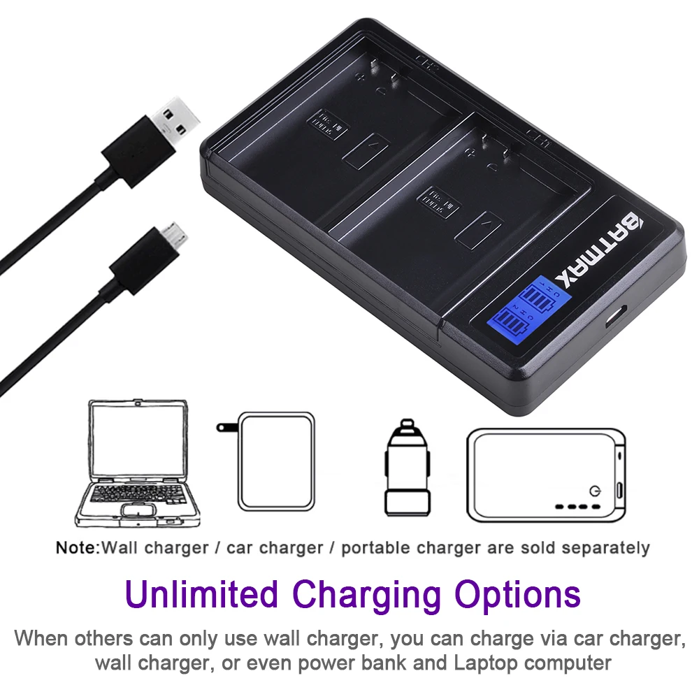 Batmax EN-EL15 ru EL15 ENEL15 EL15A Батарея+ ЖК-дисплей Dual USB Зарядное устройство для Nikon D600 D610 D600E D800 D800E D810 D7000 D7100 d750 V1