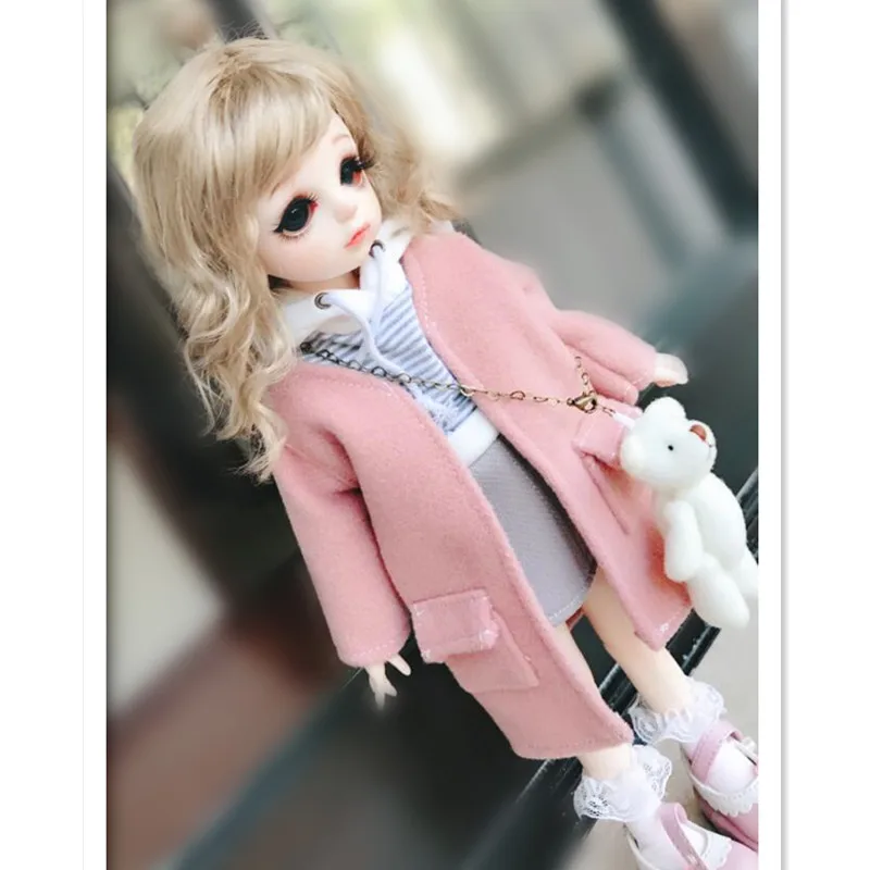 1/4 1/6 BJD YOSD Кукла Одежда Толстовка для куклы аксессуары, Повседневная блузка рубашка, короткие юбки, пальто для 1/4 1/6 кукла BJD